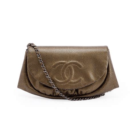 chanel half moon wallet on chain|chanel handbags on chain.